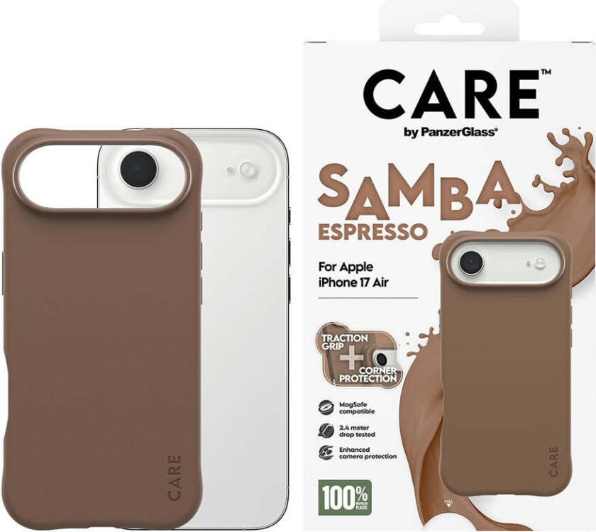 iPhone Air Fashionable Samba Deksel - MagSafe Kompatibel - Espresso