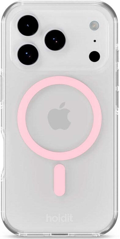 iPhone 17 Pro Max MagSafe Case - Transparent / Pink