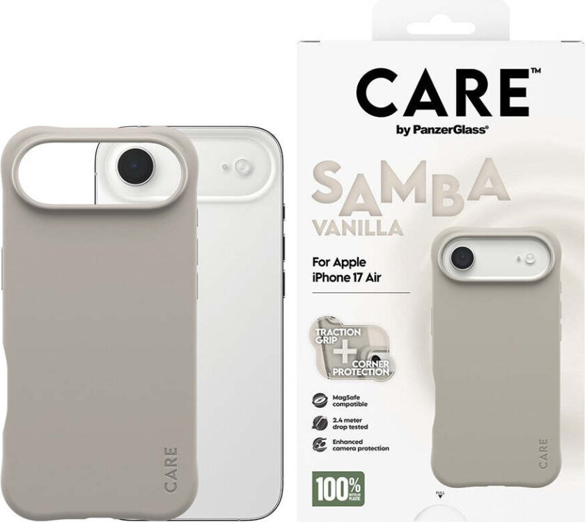 iPhone Air Fashionable Samba Deksel - MagSafe Kompatibel - Vanilla