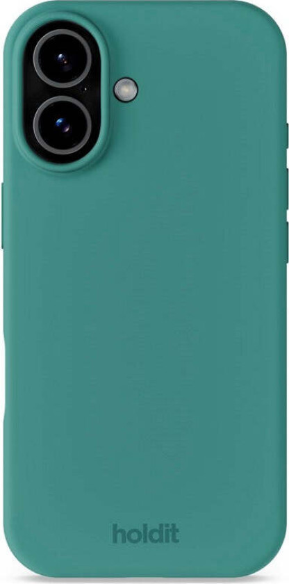 iPhone 17 Soft Touch Silikon Deksel - Moss Green