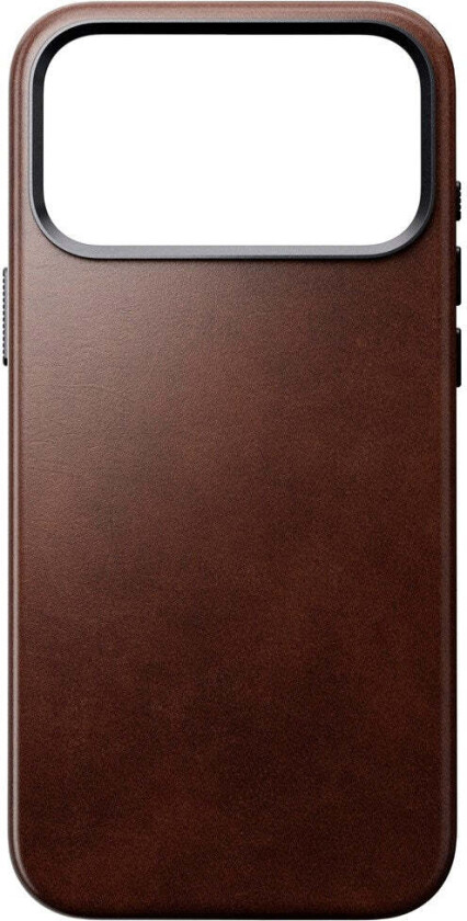 iPhone 17 Pro Max Traditional Horween Leather Case - MagSafe Kompatibel - Rustic Brown