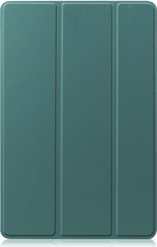 Samsung Galaxy Tab S11 / S10 Lite Tri-Fold Kunstskinn Flip Deksel – Grønn