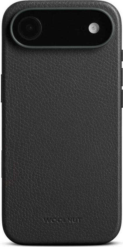 iPhone Air Ekte Skinn Deksel - MagSafe Kompatibel - Svart