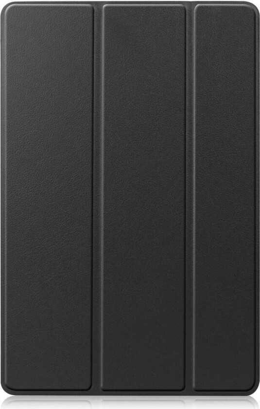 Samsung Galaxy Tab S11 / S10 Lite Tri-Fold Kunstskinn Flip Deksel – Svart
