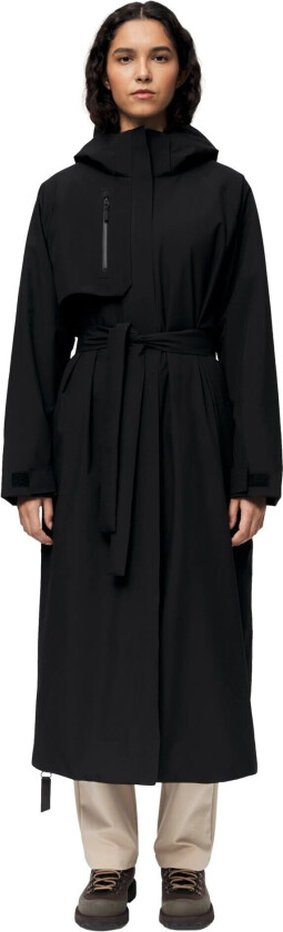 Åse Insulated Coat Black Jakke Sort Sort female S