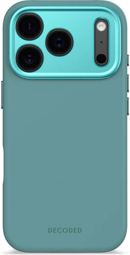 Decoded iPhone 17 Pro AntiMicrobial Silikon Deksel - MagSafe Kompatibel - Retro Blue