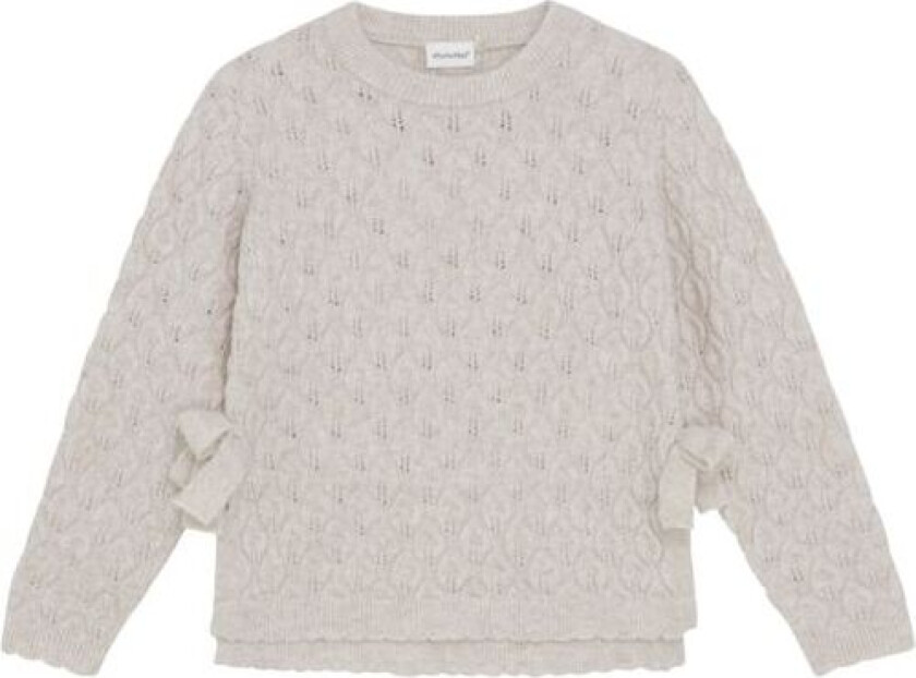 Minymo Strikkegenser Smoke Gray