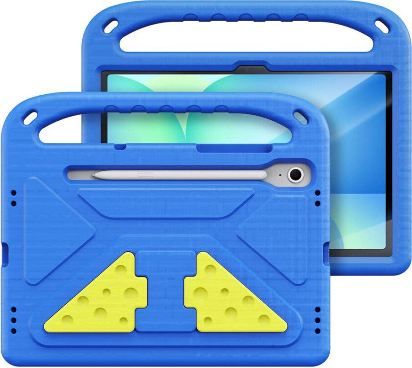 DUX DUCIS Samsung Galaxy Tab S10 Lite / S10 FE / S9 FE / S9 / S8 / S7 Barnedeksel med Stativfunksjon & Styluspennholder - Blå