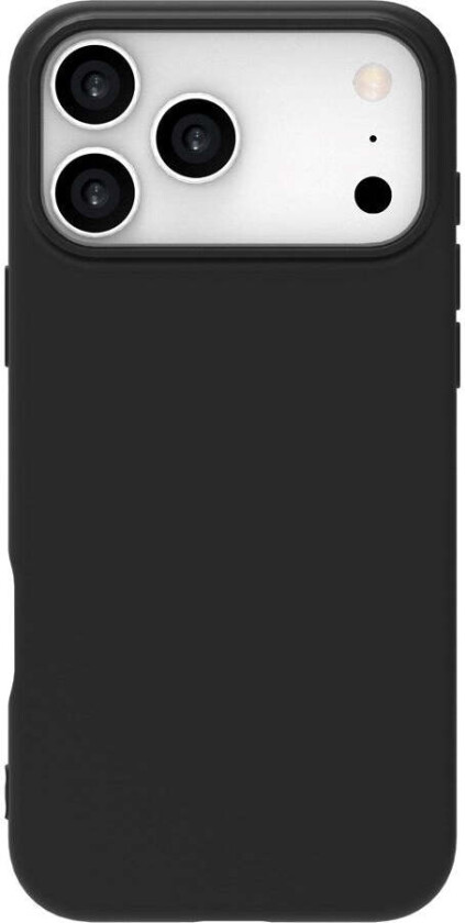 eSTUFF iPhone 17 Pro Max INFINITE VIENNA Fleksibelt Plast Deksel - 100% Resirkulert Plast - Svart