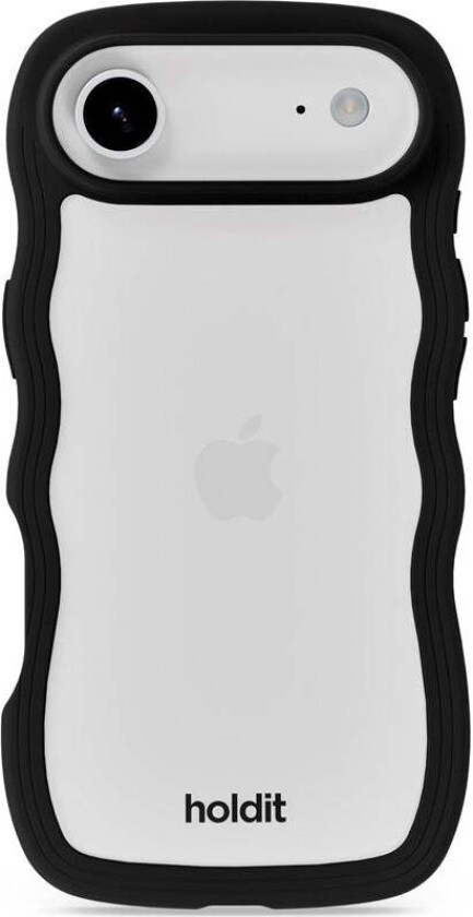iPhone Air Wavy Deksel - Black / Transparent