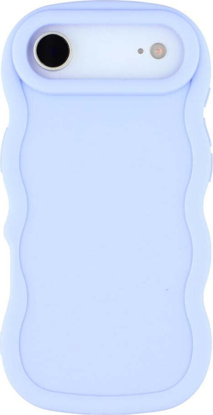 iPhone Air Fleksibelt Plast Wavy Deksel - Lilla