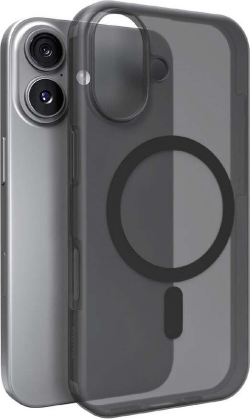 iPhone 17 PURO DAYLIGHT Silikon Deksel - MagSafe Kompatibel - Gjennomsiktig / Svart