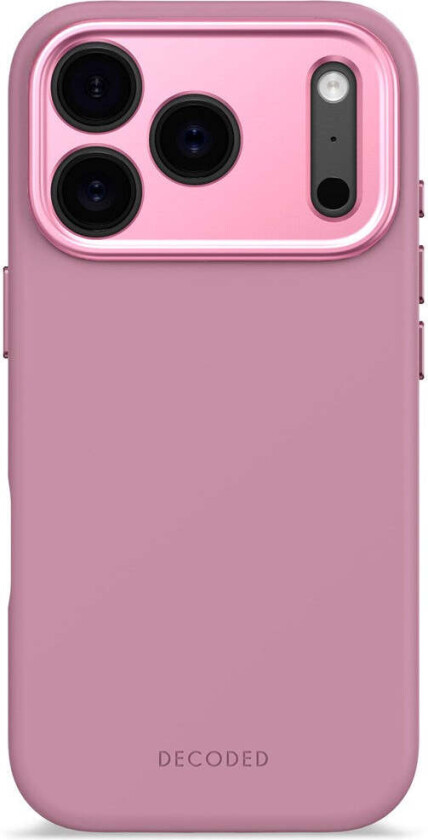 Decoded iPhone 17 Pro AntiMicrobial Silikon Deksel - MagSafe Kompatibel - Rosette