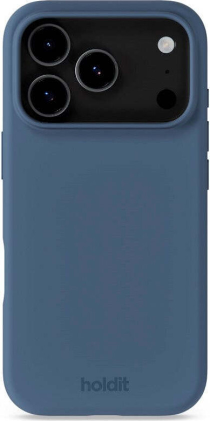 iPhone 17 Pro Soft Touch Silikon Deksel - Pacific Blue