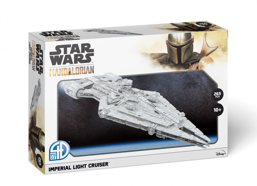 3d Puslespill 265 Brikker - Imperial Light Cruiser