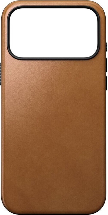Modern skinndeksel (iPhone 17 Pro Max) - Lys brun