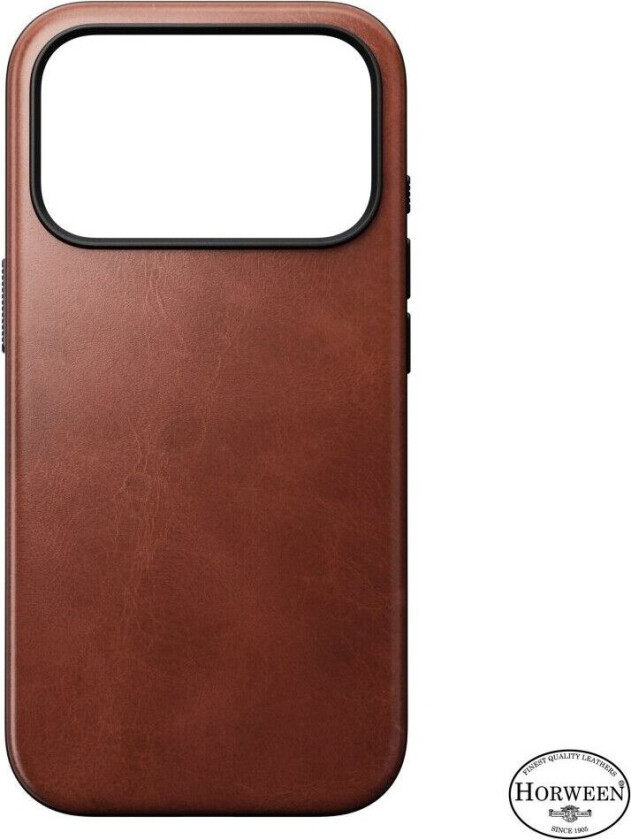 Modern Horween skinndeksel (iPhone 17 Pro) - Gamle dublin