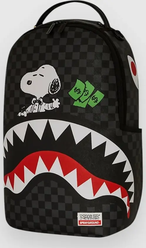 Snoopy Top Shark Money DLXSV Ryggsekk mønster