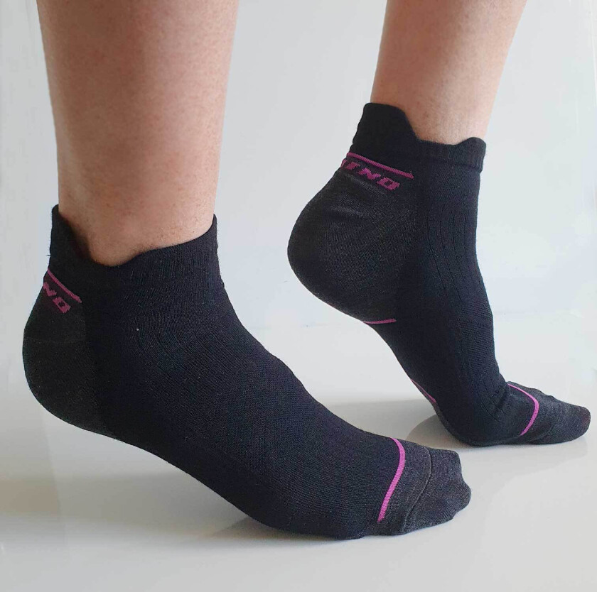 Tynne 90% merinoull ankelsokker • tursokker