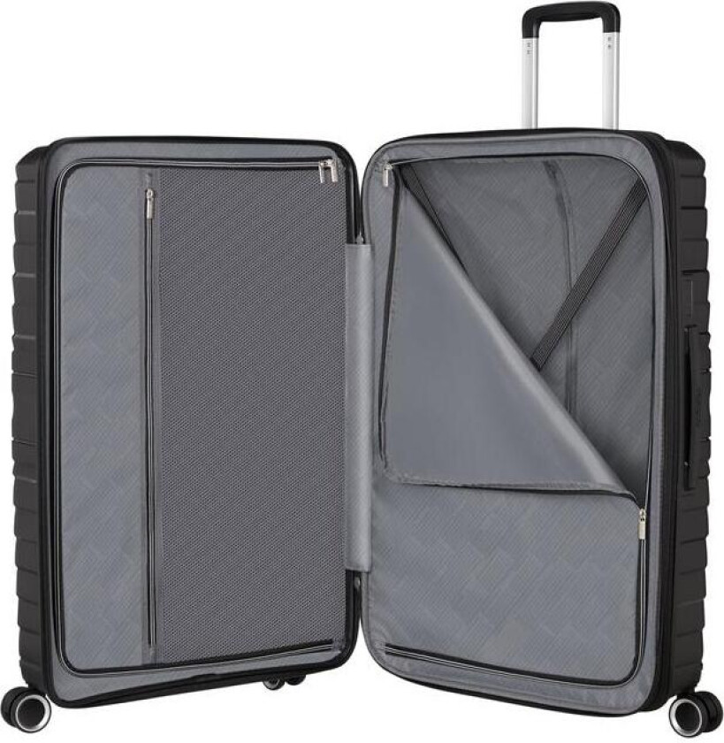 Flytwist ekspanderende stor koffert 78 cm Shadow Black