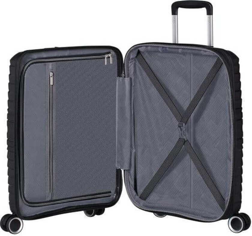 Flytwist ekspanderende kabinkoffert 55 cm Shadow Black