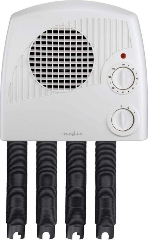 Veggmontert skotørker, 350W, overopphetingsbeskyttelse