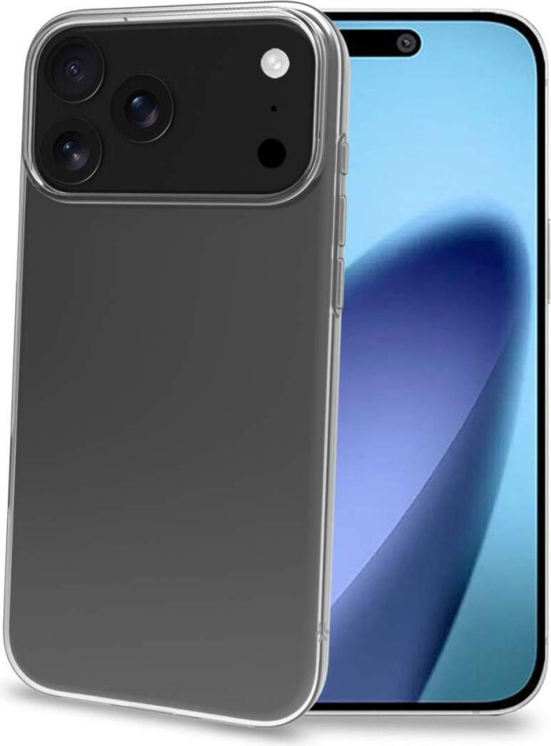 iPhone 17 Pro Max TPU-deksel – Gjennomsiktig, støtsikker