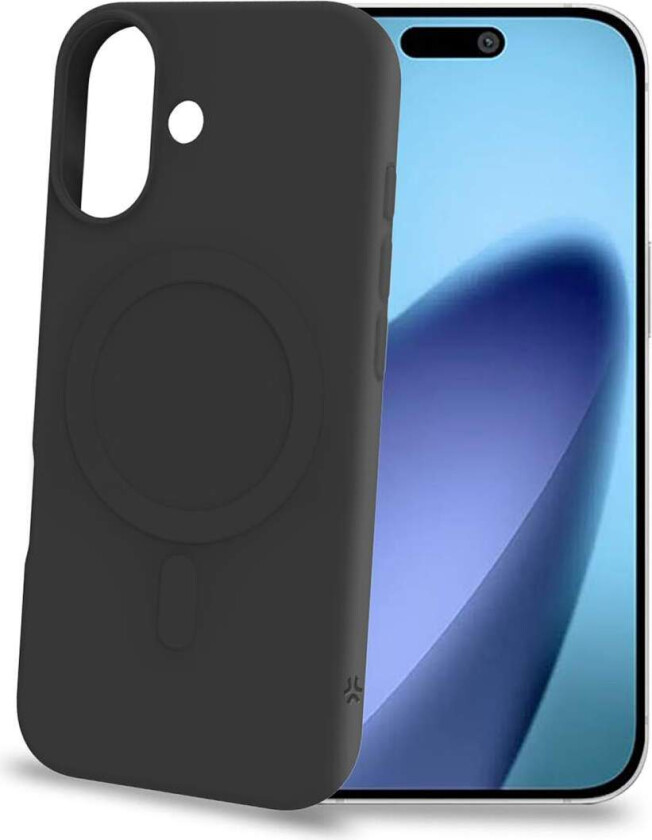 iPhone 17 Pro-deksel – MagSafe-kompatibel, svart, myk gummi