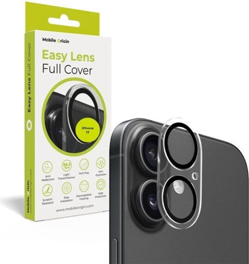 Easy Lens full cover clear - iPhone 17