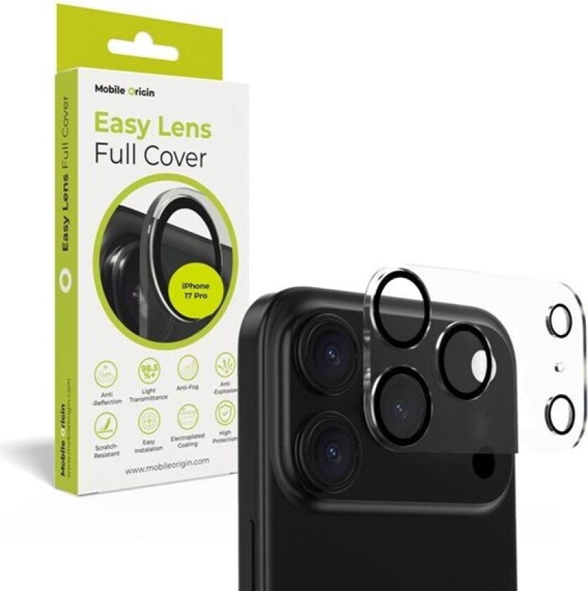 Easy Lens full cover clear - iPhone 17 Pro