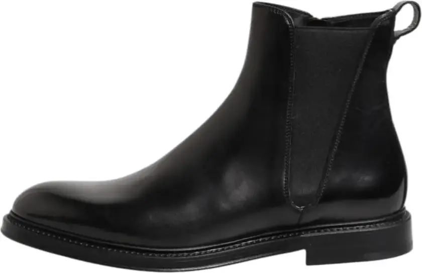 Herre, Sko, Svart, 45 EU