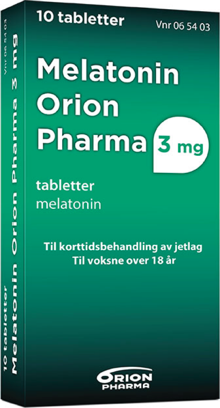 Bilde av Melatonin  Pharma 3 mg tabletter, 10 stk.