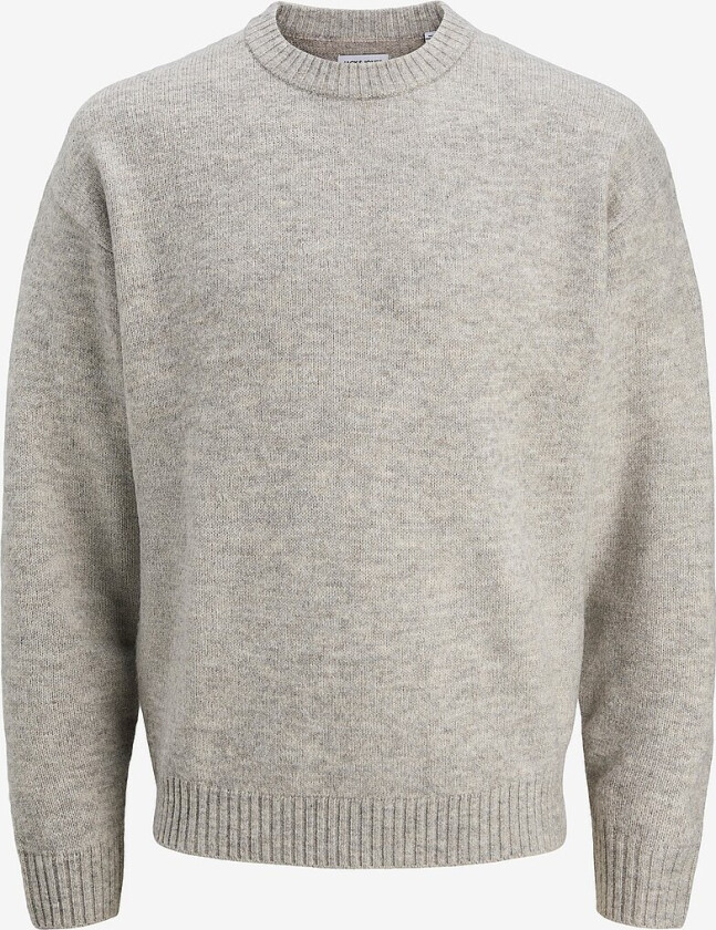 Jack&Jones Ollie Knit genser Lysgråmelert 2XL