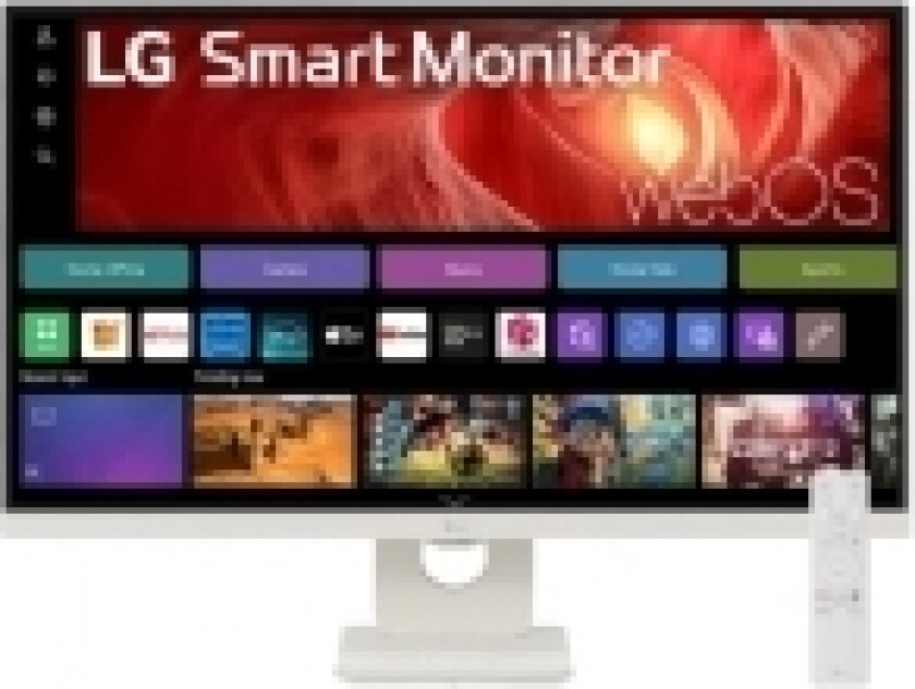 LG 27U731SA-W, 68,6 cm (27), 3840 x 2160 piksler, 4K Ultra HD, LCD, 5 ms, Hvit