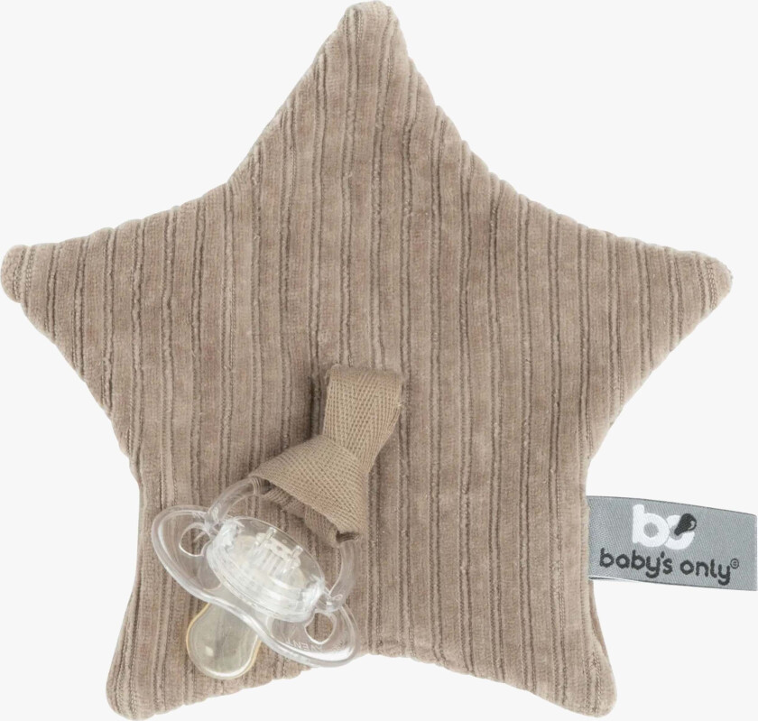 Koseklut med Smokkesnor, Clay - Gulpekluter & Babytepper - Bomull