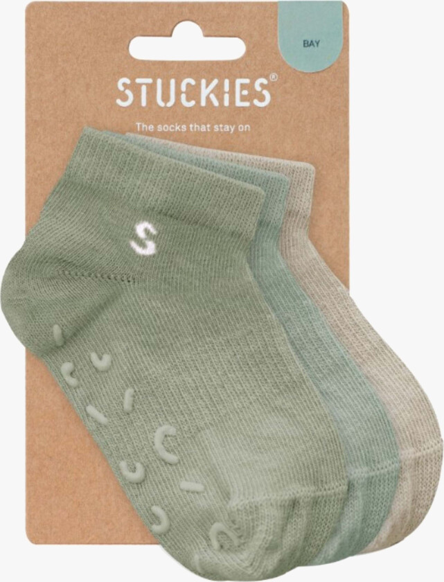 Ankelsokker Anti-slip 3-Pakk, Bay - Sokker