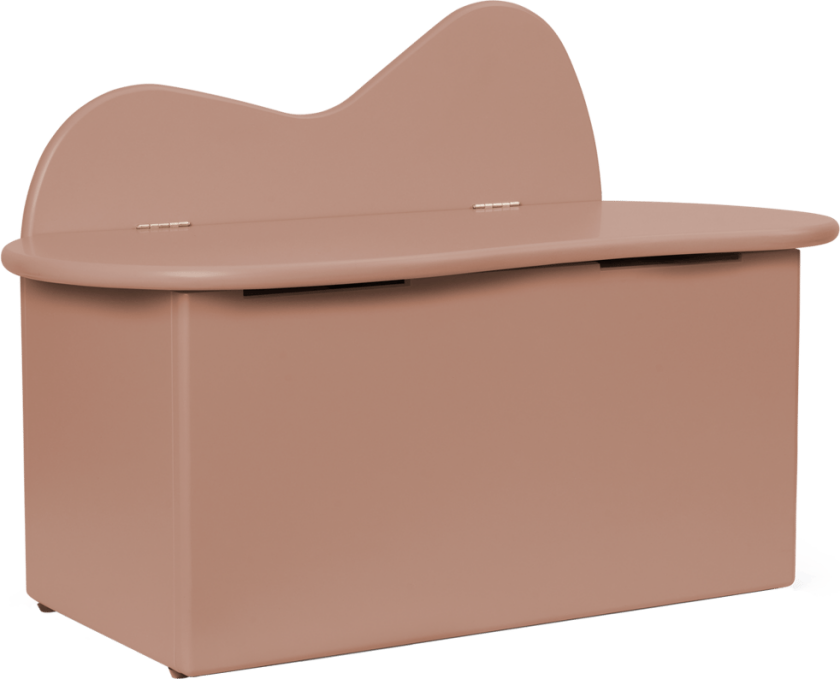 Slope benk med oppbevaring 75 x 38 x 51 cm Rose