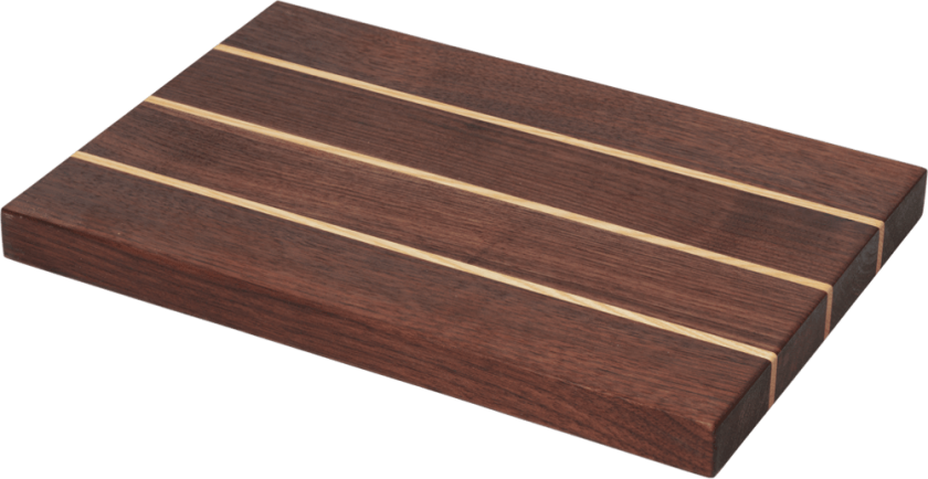 Stribe skjærefjøl fine 25x36 cm Walnut-ash