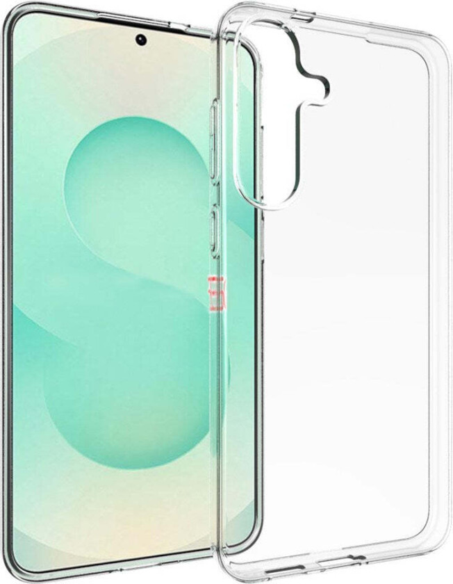 Samsung Galaxy S25 FE Fleksibelt Plast Bak Deksel - Gjennomsiktig