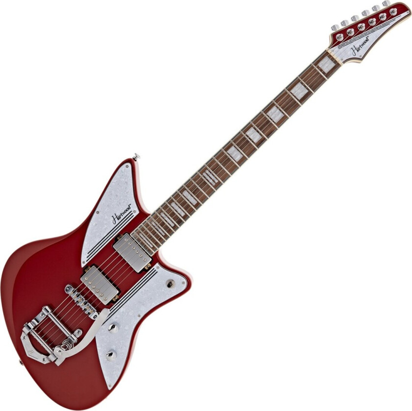 Charger Vibrato Electric Guitar Ketchup Red