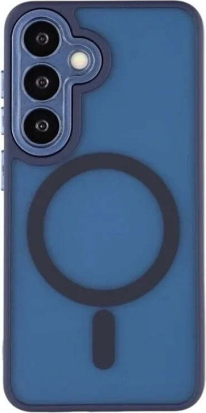 Samsung Galaxy S25 FE Hybrid Plast Deksel - MagSafe Kompatibel - Blå