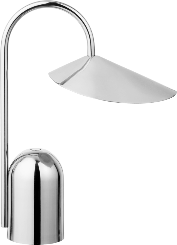 Arum bærbar lampe Stainless steel