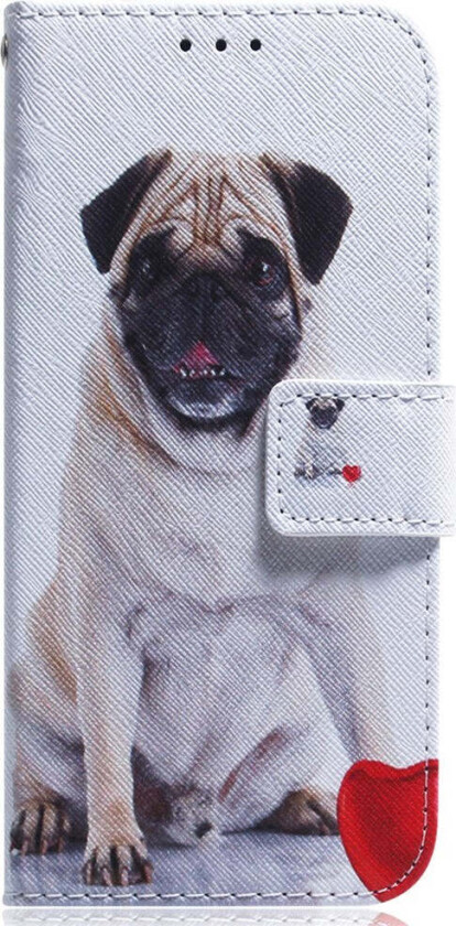 Samsung Galaxy S25 FE Kunstskinn Flip Deksel m. Motiv - Hund