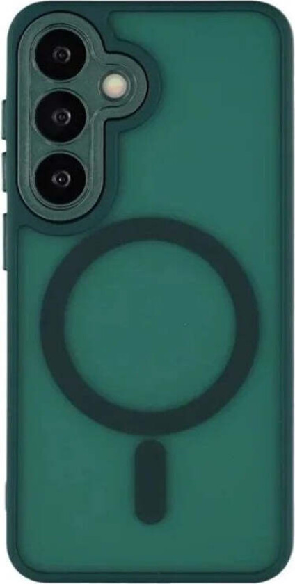 Samsung Galaxy S25 FE Hybrid Plast Deksel - MagSafe Kompatibel - Grønn