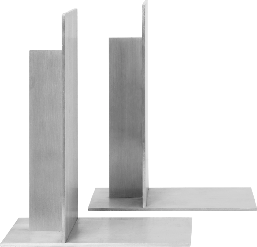 Bilde av Lager bokstøtte 2-pack Aluminium