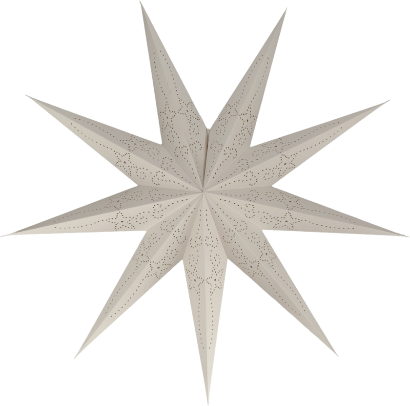 Folk adventsstjerne Ø80 cm