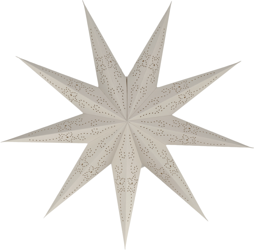 Folk adventsstjerne Ø60 cm