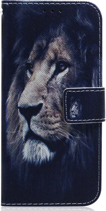 Samsung Galaxy S25 FE Kunstskinn Flip Deksel m. Motiv - Løve