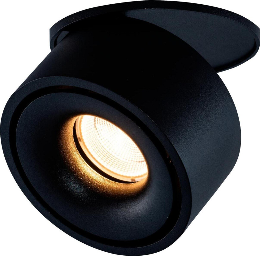 Glow K1 100 recessed downlight 13W 2700/3000 kelvin - Svart