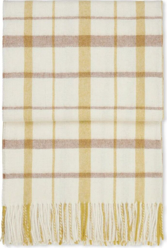Tweed pledd 130 x 200 cm Light yellow